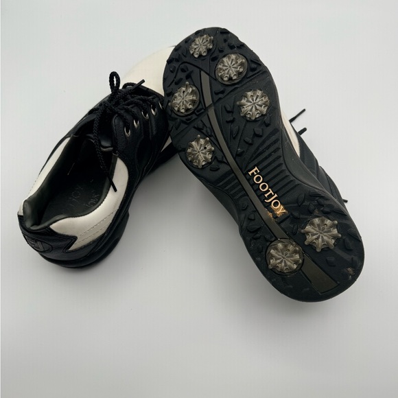 FootJoy Men\'s Black and White Athletic Shoes